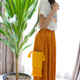 Macrame Phone Bag (Yellow)